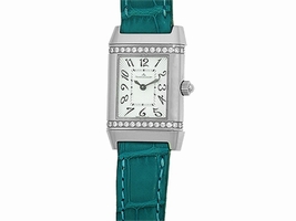 Jaeger LeCoultre Diamond Reverso Florale 265.81.30 Stainless Steel Womens Jaeger LeCoultre
