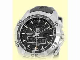 Tag Heuer Aquaracer 2000 CAF1010.BA8011 Stainless Steel Quartz Chronotimer 43mm Tag Heuer
