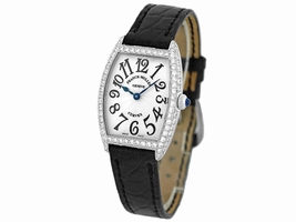 Franck Muller Diamond Cintree Curvex 18K White Gold Womens Franck Muller