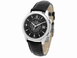 Jaeger LeCoultre "Master Control Memovox International" Stainless Steel Mens Strap Jaeger LeCoultre