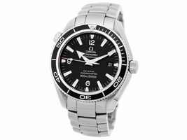 Omega Seamaster "Planet Ocean" Stainless Steel Automatic Black Dial 42mm Mens Omega