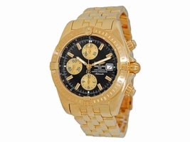 Breitling "Chronomat Evolution" 18K Yellow Gold Automatic 43.7mm Mens Breitling