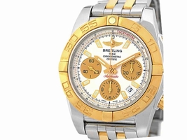 Breitling Chronomat Evolution CB0140 Stainless Steel & 18K Rose Gold 41mm Mens Breitling