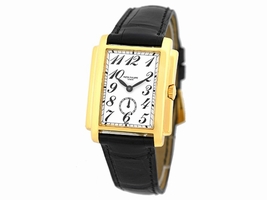 Patek Philippe "Gondolo" 5024 18K Yellow Gold & Leather 30mm Mens Patek Philippe