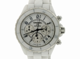 Chanel J12 H1077 Chronograph White Ceramic Automatic 41mm Chanel