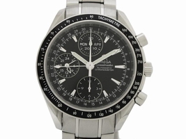 Omega Speedmaster Date Day Stainless Steel Automatic 40mm Mens Omega