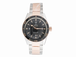 Omega Seamaster 233.20.41.21.01.001 Automatic Black Dial Stainless Steel and 18K Rose Gold 41mm Mens Omega