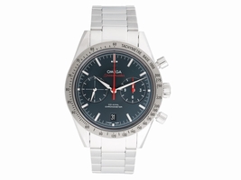 Omega Speedmaster 33110425103001 Chronograph Blue Dial Stainless Steel 41.5mm Mens Omega