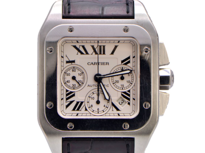 Cartier Santos 100 W20090X8 Stainless Steel 42.7mm Mens Cartier