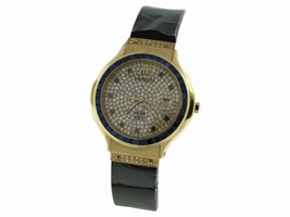 Hublot Classic 18K Yellow Gold with Diamonds and Blue Sapphires 33mm Womens Hublot
