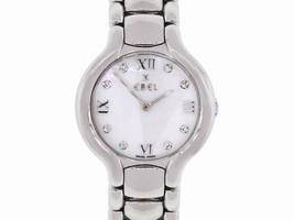 Ebel Beluga 9157421 Stainless Steel Diamond Quartz 27mm Womens Ebel
