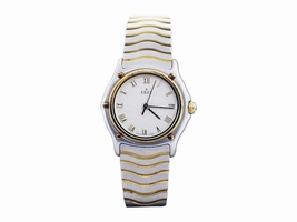 Ebel Wave Stainless Steel & 18K Yellow Gold 26mm Womens Ebel