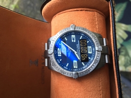 Breitling Aerospace E75362 Titanium & Blue Dial 40mm Mens Breitling