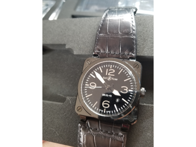 Bell & Ross BR03-92 CBl-03703 Black Ceramic 42mm Mens Bell & Ross