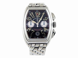 Franck Muller Conquistador Chronograph Stainless Steel 40mm X 34mm Franck Muller