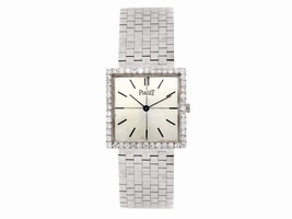 Piaget 73794 18K White Gold Quartz Vintage 26mm Mens Piaget