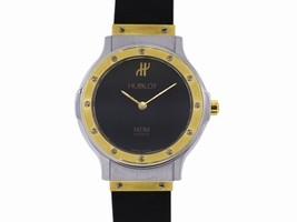 Hublot MDM 1280.2 18K Yellow Gold / Stainless Steel and Rubber 26mm Womens Hublot