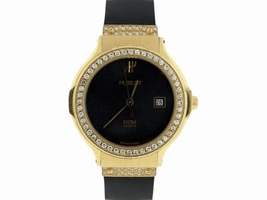 Hublot Classic Elegant 18K Yellow Gold Diamond 28mm Hublot