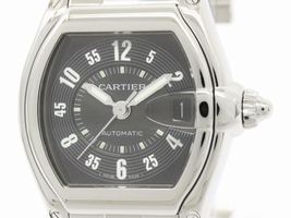 Cartier Roadster W62004V3 Stainless Steel Black Dial Automatic 38mm Mens Cartier