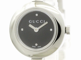 Gucci G Circle YA105545 Stainless Steel wDiamond Quartz 26mm Womens Gucci