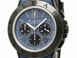 Bulgari Diagono ADG42SMCCH Ceramic / Magnesium / Rubber Automatic 42mm Mens Bulgari