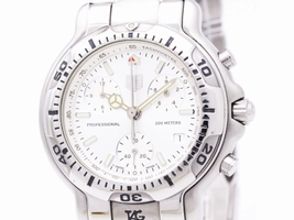 Tag Heuer 6000 CH1110 Stainless Steel 40mm Mens Tag Heuer