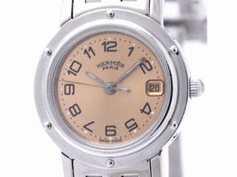 Hermes Clipper CL4.210 Stainless Steel Quartz 24mm Womens Dress Hermes