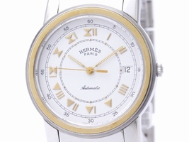 Hermes Carrick Gold Plated / Stainless Steel Automatic 36mm Mens Hermes
