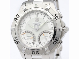 Tag Heuer Aquaracer Quartz Stainless Steel Men's Sports CAF7011 Tag Heuer