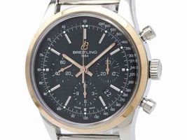 Breitling Transocean Automatic Rose Gold Stainless Steel Men's Sports UB0152 Breitling