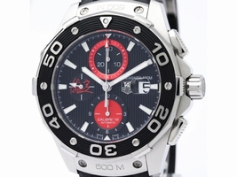 Tag Heuer Aquaracer CAJ2113 Stainless Steel & Rubber Automatic 44mm Mens Sports Tag Heuer