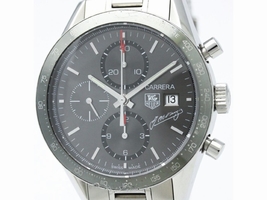 Tag Heuer Carrera CV201C Stainless Steel Automatic 41mm Mens Sports Tag Heuer