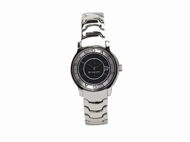 Bulgari Solotempo ST29S Stainless Steel Quartz Black Womens 29mm Bulgari