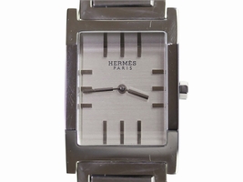 Hermes Tandem Ta 1.710 Stainless Steel Quartz Mens Hermes