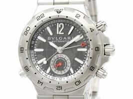 Bulgari Diagono DP42S GMT Stainless Steel Mens 42mm Bulgari
