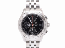 Tudor Cronotic 79380 Stainless Steel Black Dial Automatic 39mm Mens Tudor