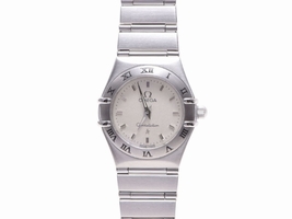 Omega Constellation Stainless Steel Ivory Dial Quartz 21mm Womens Omega