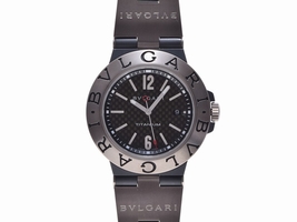 Bulgari Diagono Titanium & Rubber 44mm Mens Bulgari