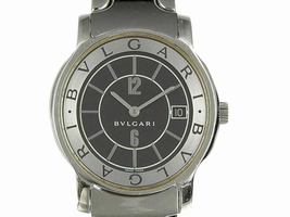 Bulgari Sorotempo ST35S Stainless Steel Quartz 33mm Mens Bulgari