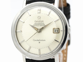 Omega Constellation 168.004 Stainless Steel and Leather Automatic 35mm Mens Omega