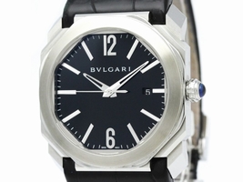 Bulgari Octo BGO41S Stainless Steel and Rubber Automatic 41mm Mens Bulgari