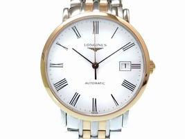 Longines L4.810.5 Stainless Steel & 18K Rose Gold White Dial Automatic 36mm Mens Longines