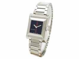 Gucci 111L Stainless Steel Black Dial Quartz 24mm Womens Gucci