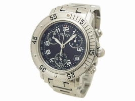 Hermes Clipper CL2.310 Stainless Steel Black Dial Quartz 34mm Womens Hermes