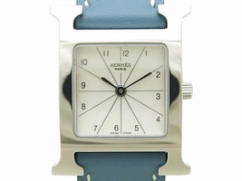 Hermes Heure H HH1.210 Stainless Steel & Leather Quartz 24mm Womens Hermes