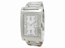 Bulgari Retangolo RT45S Stainless Steel White Dial Automatic 25mm Womens Bulgari