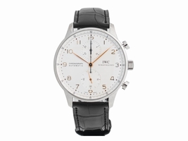 IWC Portuguese IW371445 Chronograph Stainless Steel Mens IWC