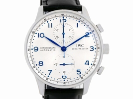 IWC Portuguese IW371417 Chrono Automatic Stainless Steel 40mm Mens IWC