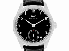 IWC Portuguese IW510202 Stainless Steel Black Dial 43mm Mens IWC