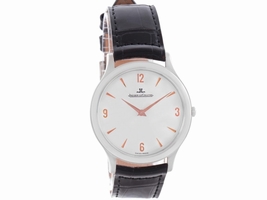 Jaeger Lecoultre Master 145.6.79 Platinum Ultra-Thin & Silver Dial 34mm Mens Jaeger Lecoultre